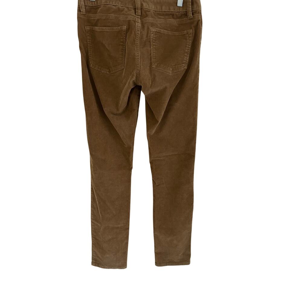 Banana Republic Corduroy Pants Womens 28 Brown Straight Leg Mid Rise 5 Pocket - Picture 4 of 12